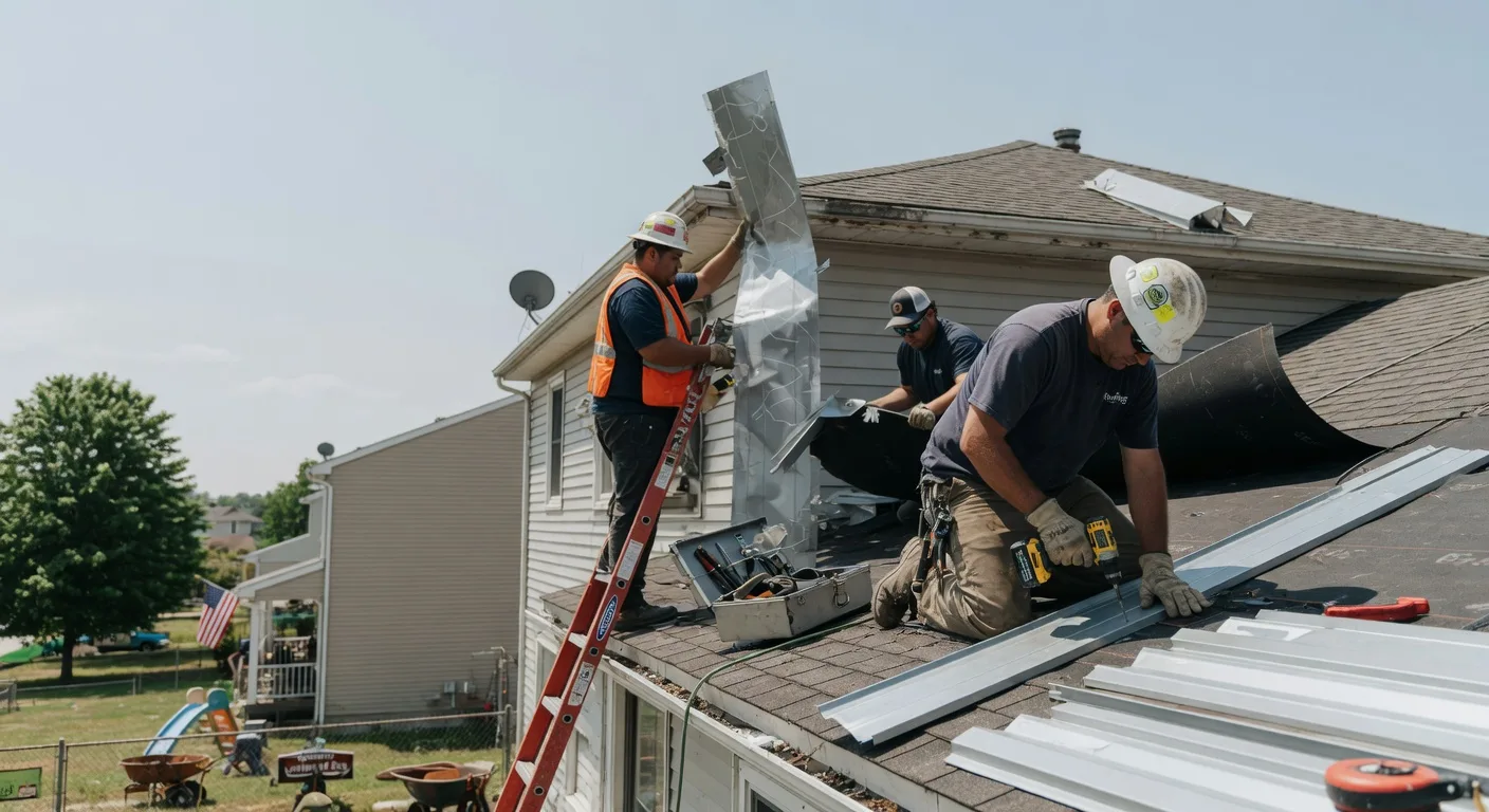 Storm Damage Metal Roof Repair in Muldraugh, KY